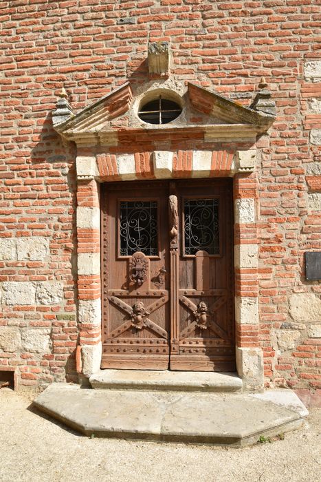 logis abbatial, porte d’accès ouest