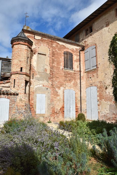 logis abbatial, aile nord, façade sud