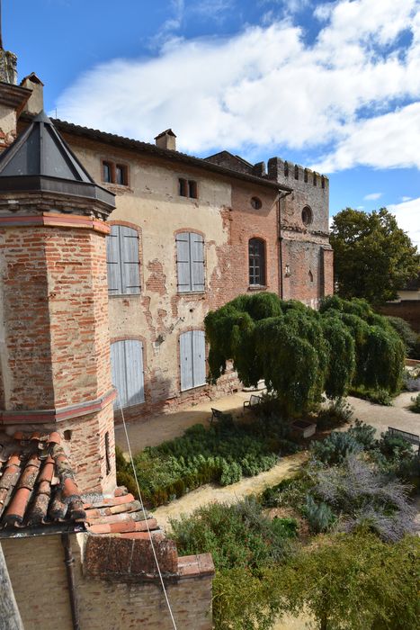 logis abbatial, façade ouest