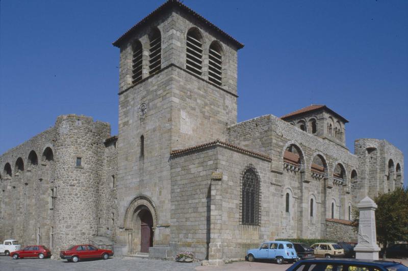 Façade sud, clocher de l'église