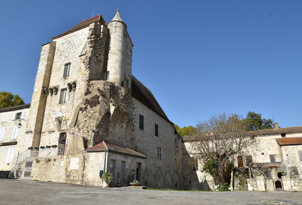 bâtiments abbatiaux, ensemble sud-est