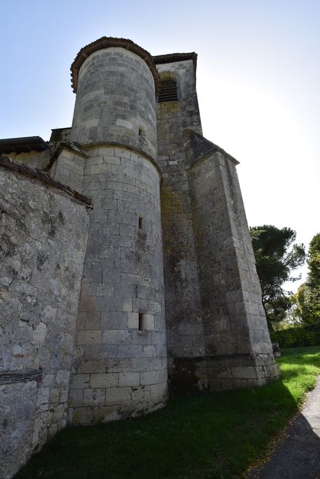 clocher, élévation nord, vue partielle