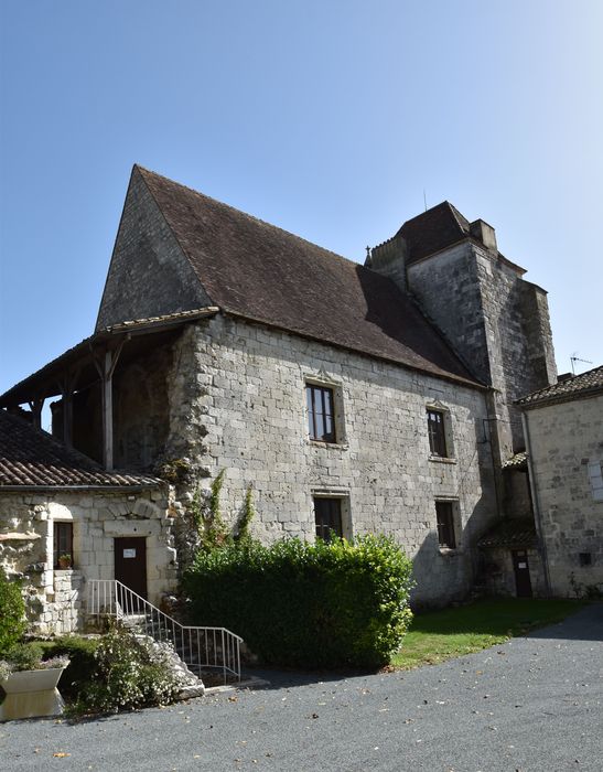 bâtiments abbatiaux, façade ouest