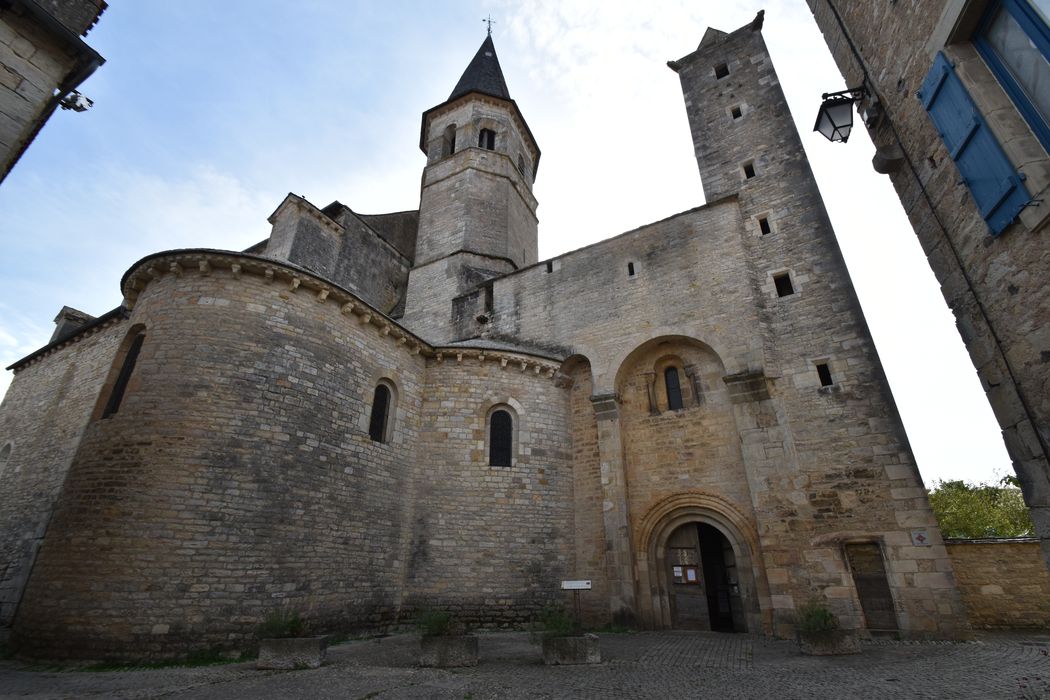 façade latérale nord, vue partielle