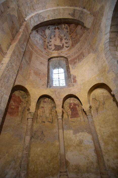 chapelle nord, peintures monumentales