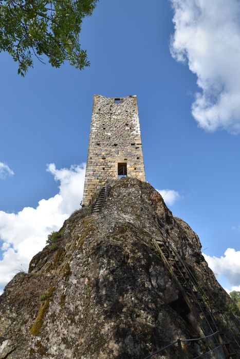 vue partielle des ruines depuis le Sud