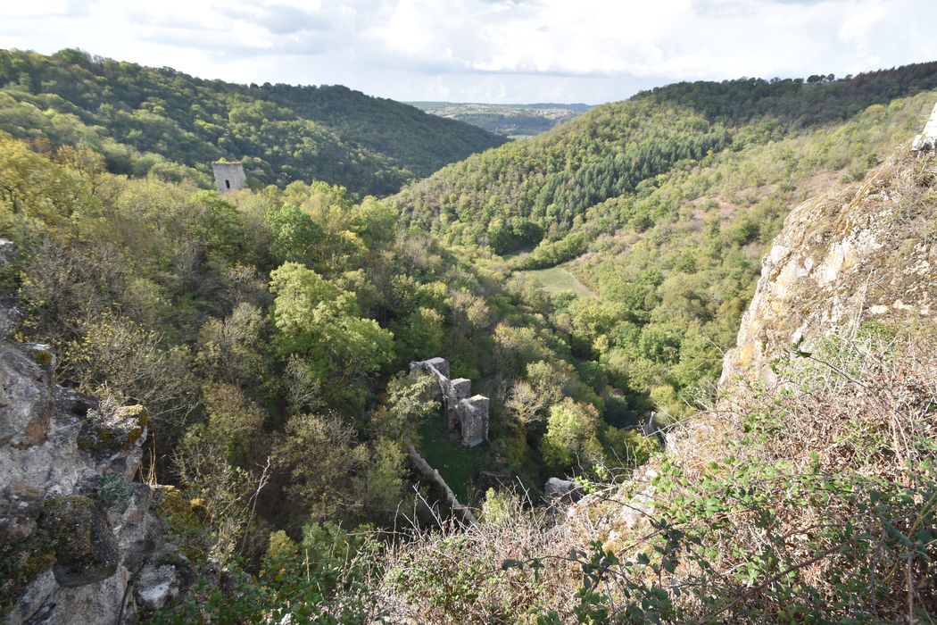 vue générale du site depuis les ruines en direction de l’Ouest