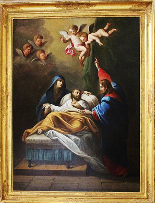 Tableau : la Mort de saint Joseph