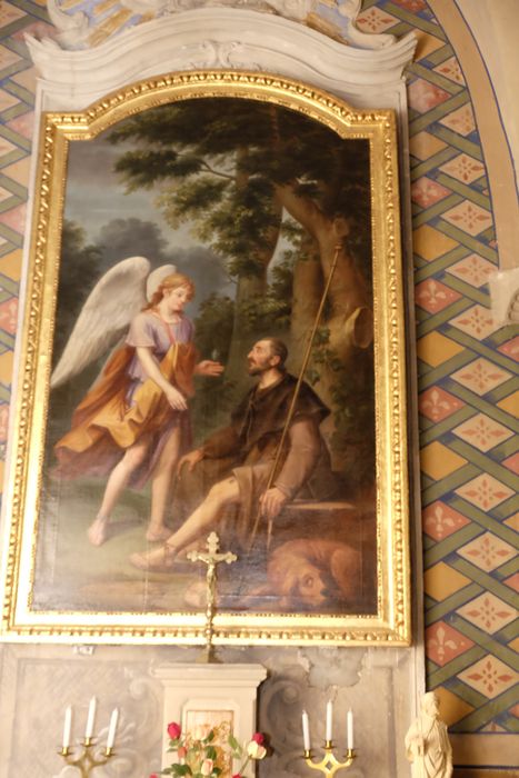 Tableau : Saint Roch soigné par l'ange