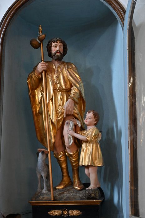 Statue-reliquaire : Saint Roch