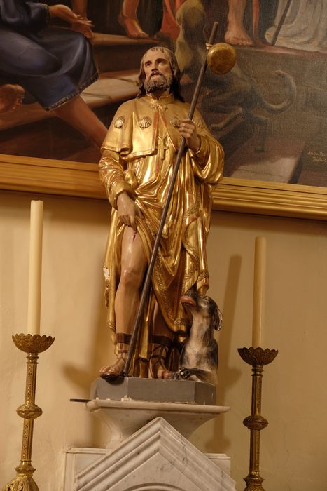statue : Saint Roch - © Ministère de la Culture (France), Médiathèque du patrimoine et de la photographie, diffusion GrandPalaisRmn Photo