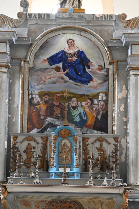 retable du maître-autel, tableau : Assomption de la Vierge (l’)