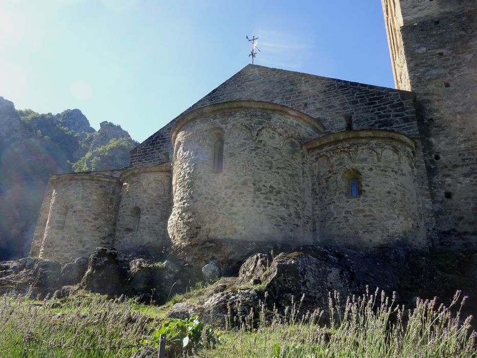 chevet de l’église abbatiale