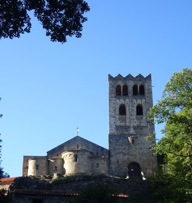 église abbatiale, ensemble est