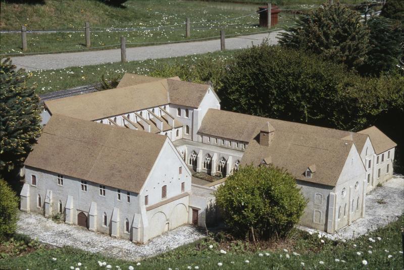 Maquette de l'abbaye se trouvant à France miniature