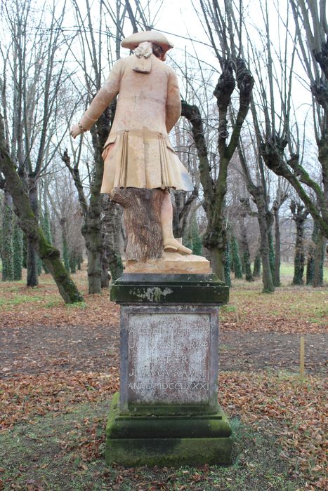 statue : Gabriel Mercier, revers