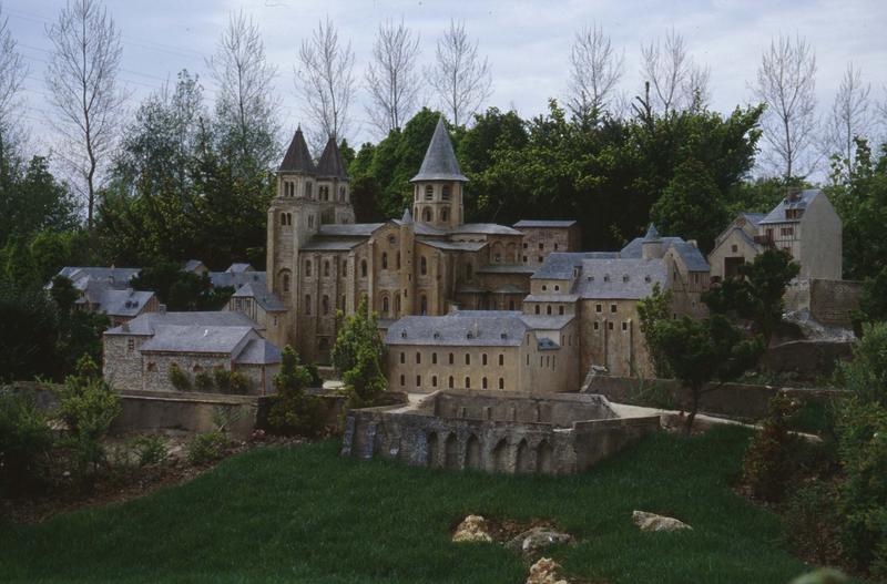 Maquette de l'abbaye se trouvant à France miniature