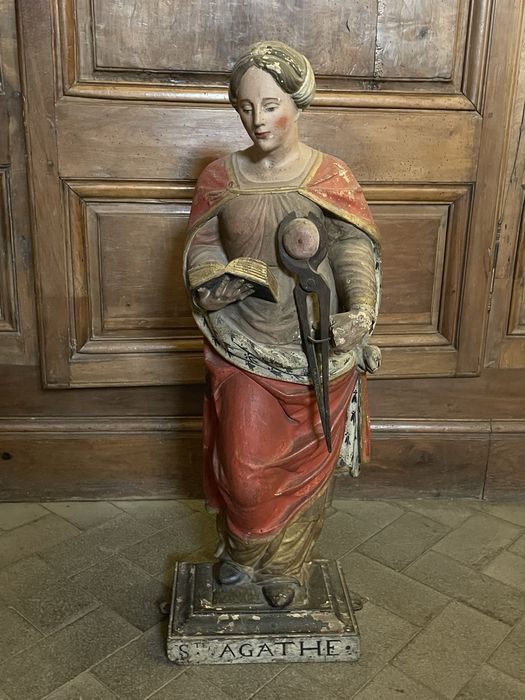 statue : Sainte Agathe - © Ministère de la Culture (France), Médiathèque du patrimoine et de la photographie, diffusion GrandPalaisRmn Photo