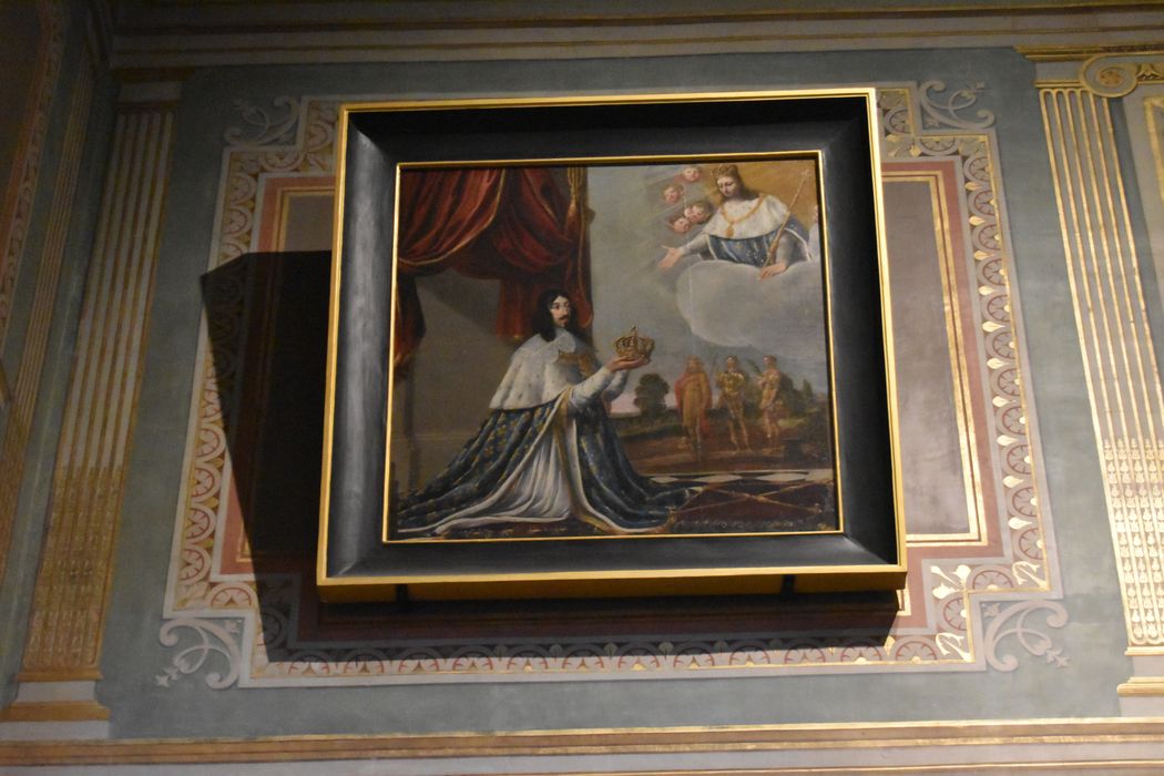 tableau : Louis XIII offrant la couronne royale à saint Louis - © Ministère de la Culture (France), Médiathèque du patrimoine et de la photographie, diffusion GrandPalaisRmn Photo