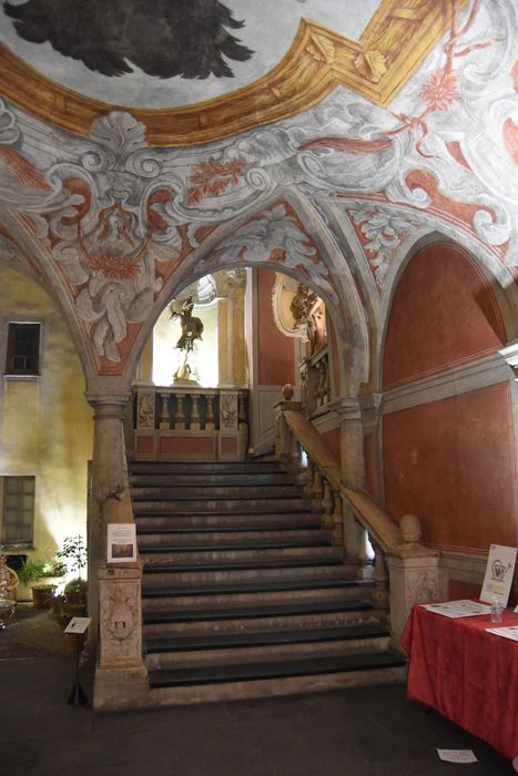 vestibule de l’escalier monumental, peinture monumentale