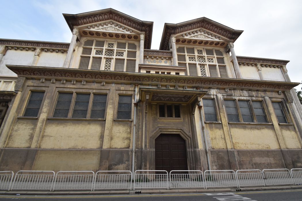 façade ouest, vue partielle