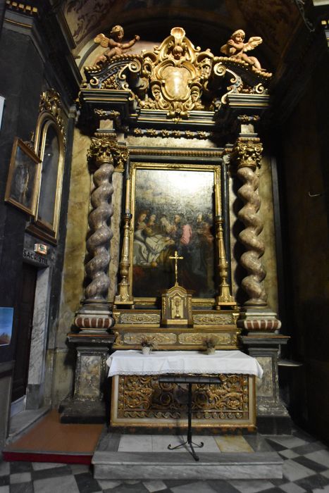 autel, retable de saint Joseph, tableau : la Mort de saint Joseph - © Ministère de la Culture (France), Médiathèque du patrimoine et de la photographie, diffusion GrandPalaisRmn Photo