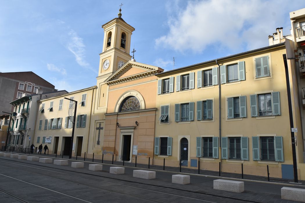 façade sud-est sur rue