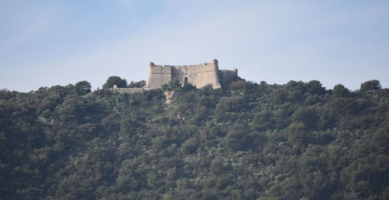 vue générale du fort dans son environnement depuis l’Est