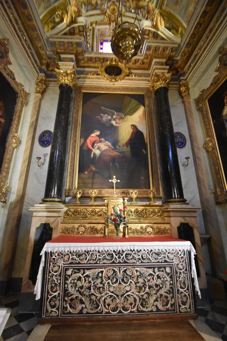 retable, tableau : Mort de Saint Joseph (la)