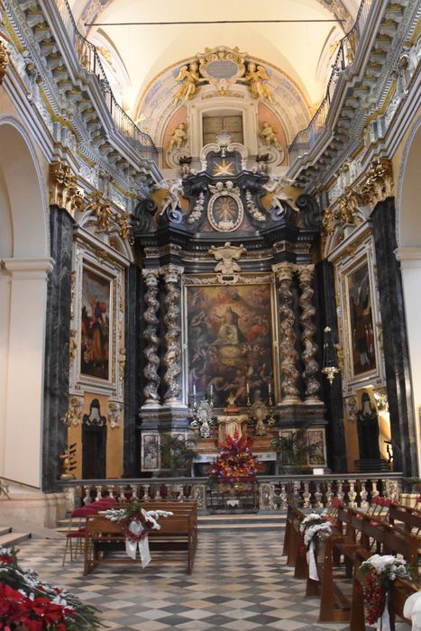 retable de l'autel du saint sacrement, tableau : la Gloire du Christ