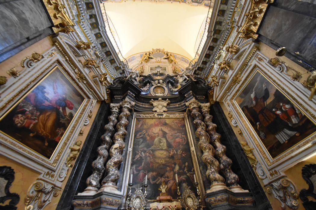 retable de l'autel du saint sacrement, tableau : la Gloire du Christ