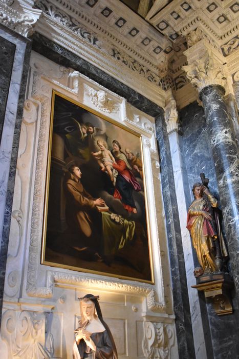 tableau : La Vierge présentant l'Enfant Jésus à saint Antoine de Padoue - © Ministère de la Culture (France), Médiathèque du patrimoine et de la photographie, diffusion GrandPalaisRmn Photo