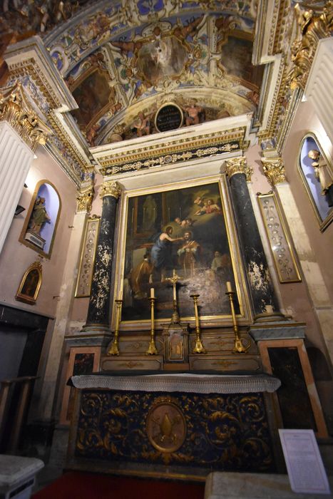 retable, tableau : Communion de Saint Honoré (la)