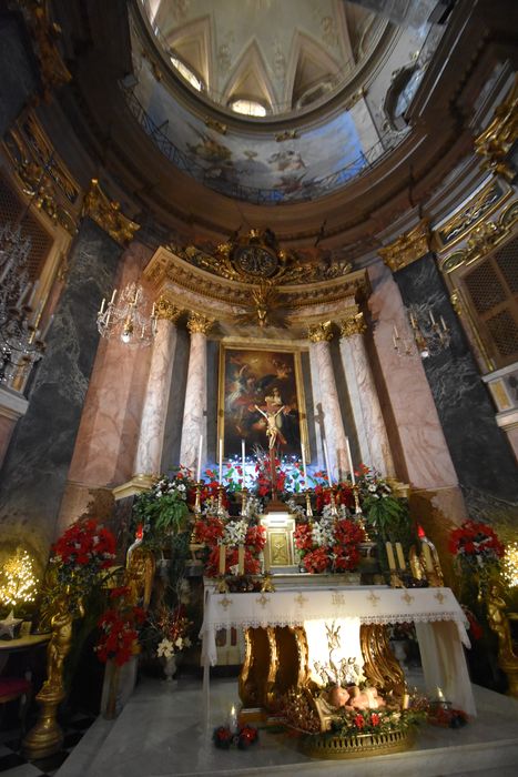 autel, retable, tableau : Annonciation (maître-autel)