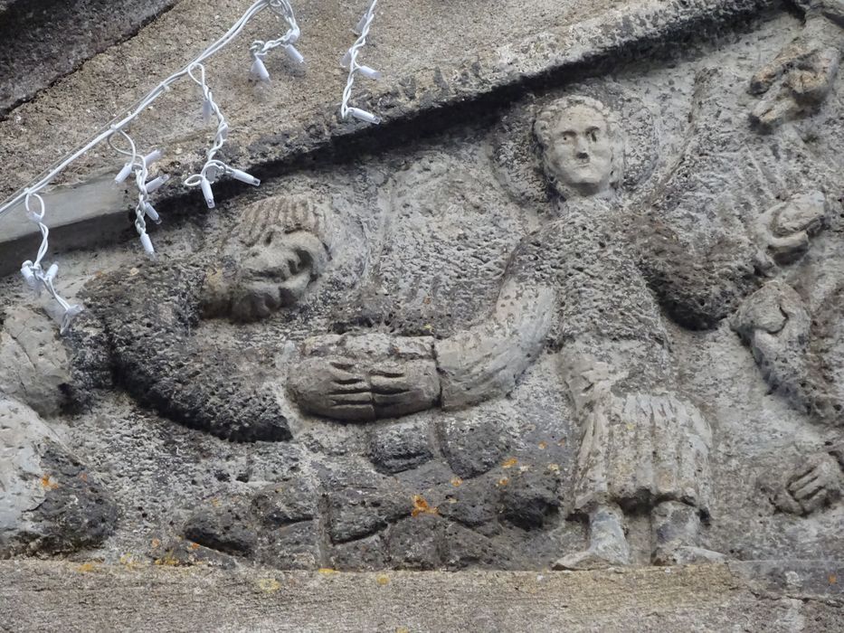 bas-relief : Martyre de saint Etienne, détail