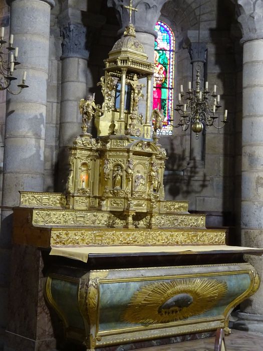 autel, retable, tabernacle, exposition (maître-autel)