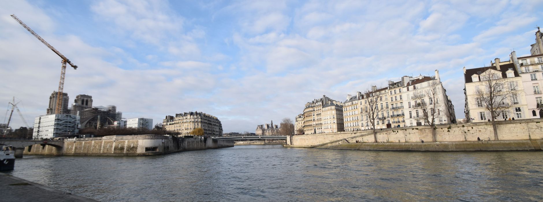 vue générale du site depuis le Port de la Tournelle