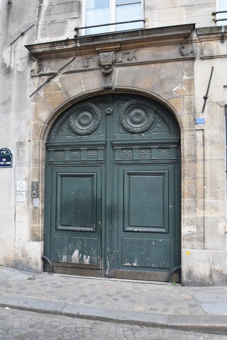 portail d'accès sur rue