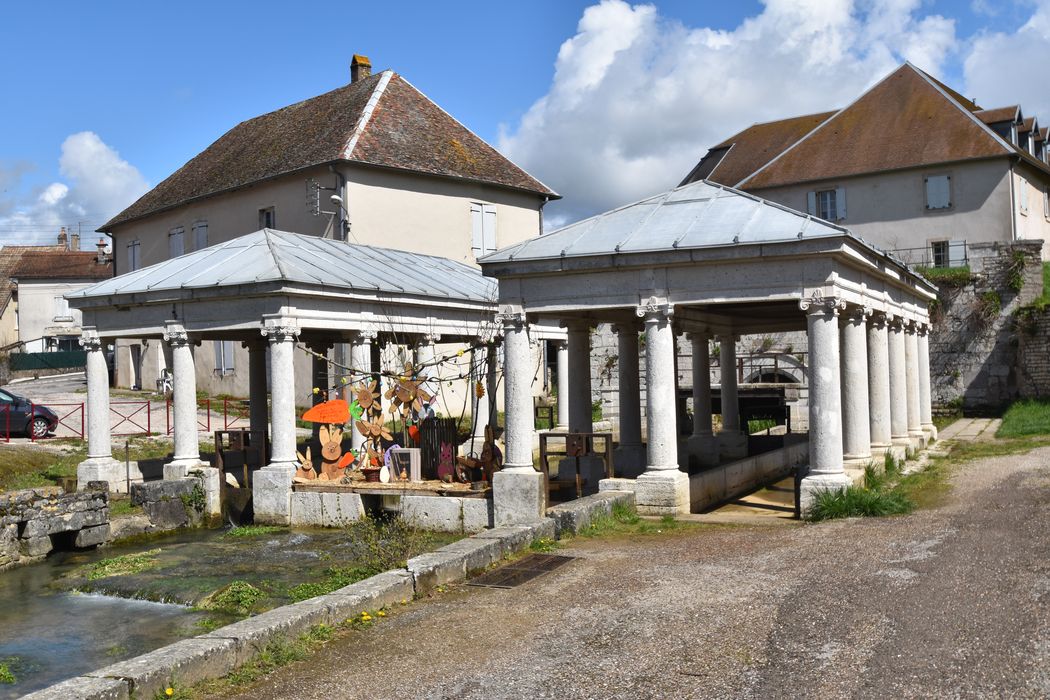 vue générale des lavoirs depuis le Sud-Ouest