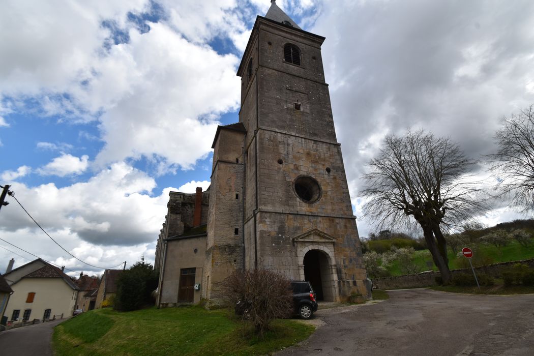 clocher, élévation ouest