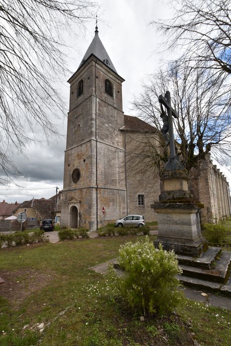 clocher, élévations nord et ouest