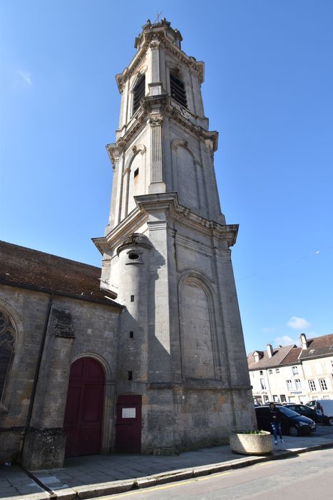 clocher, élévations nord et est