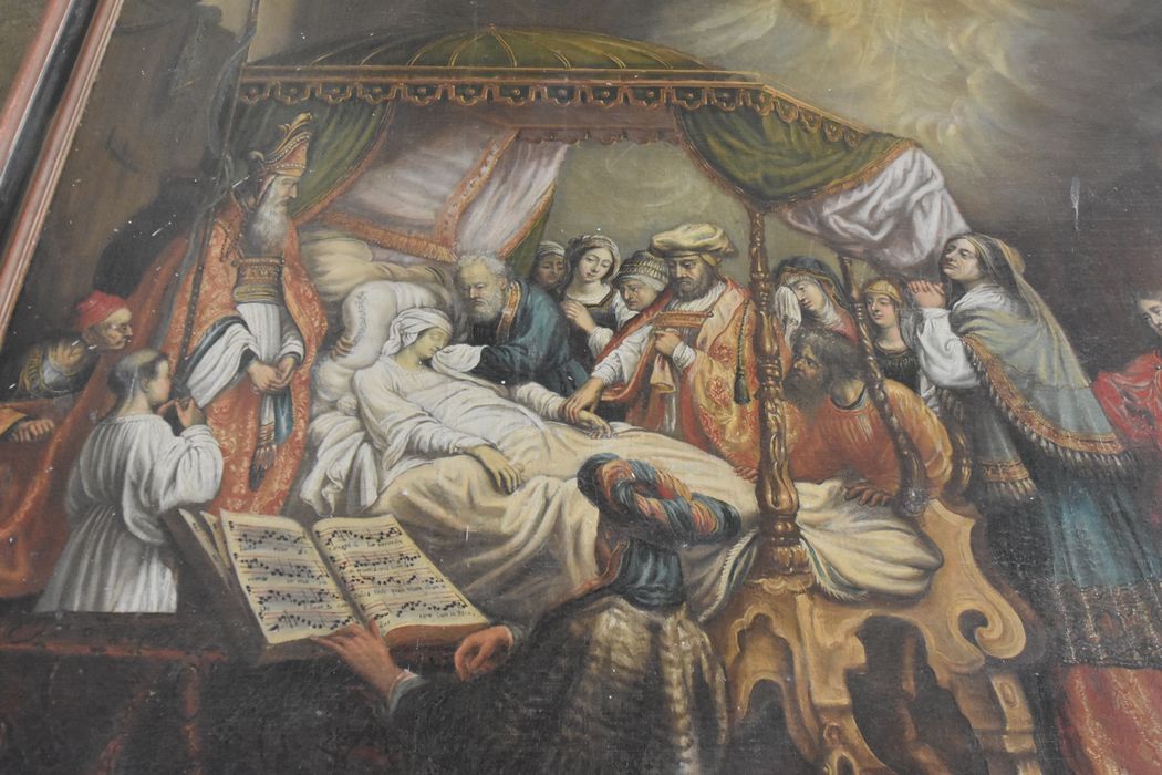 tableau : Dormition de la Vierge (la), vue partielle