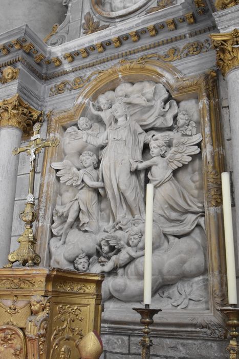 haut-relief : Assomption de la Vierge (l’)