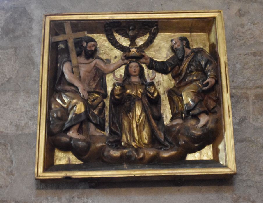 bas-relief du retable du Rosaire : Couronnement de la Vierge - © Ministère de la Culture (France), Médiathèque du patrimoine et de la photographie, diffusion GrandPalaisRmn Photo