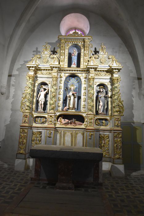 retable de Saint Antoine, statue : Saint Antoine - © Ministère de la Culture (France), Médiathèque du patrimoine et de la photographie, diffusion GrandPalaisRmn Photo