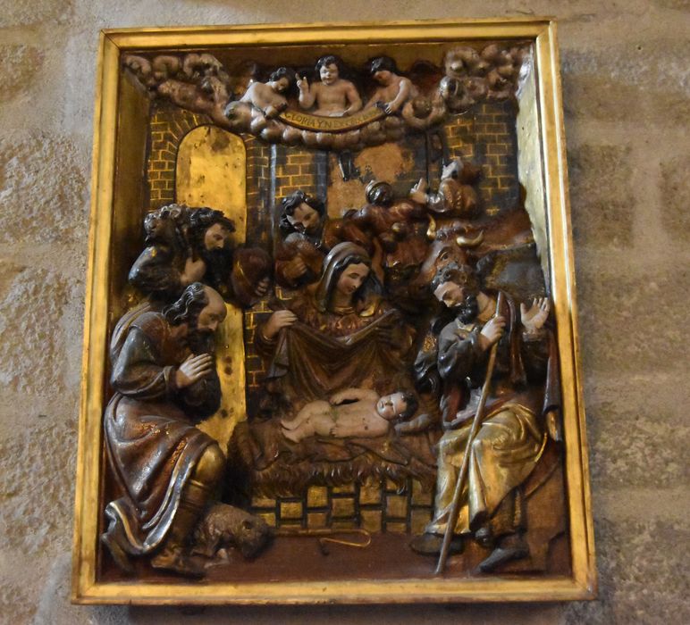 bas-relief du retable du Rosaire : Adoration des bergers - © Ministère de la Culture (France), Médiathèque du patrimoine et de la photographie, diffusion GrandPalaisRmn Photo