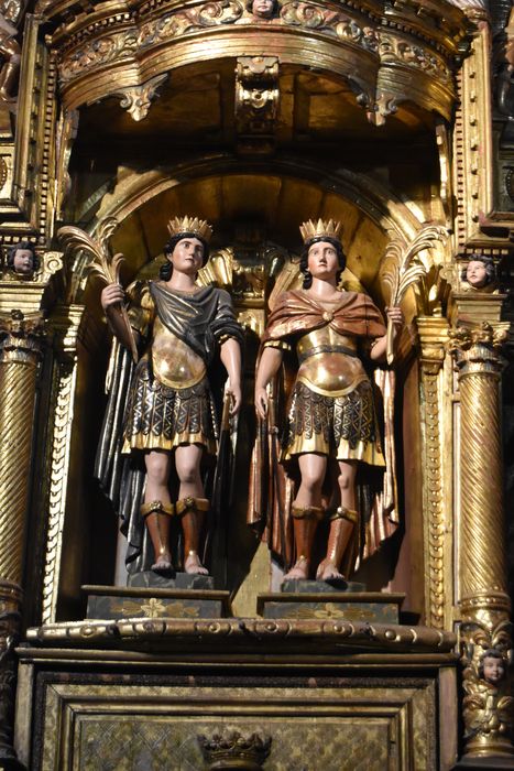 retable de saint Abdon et saint Sennen, vue partielle