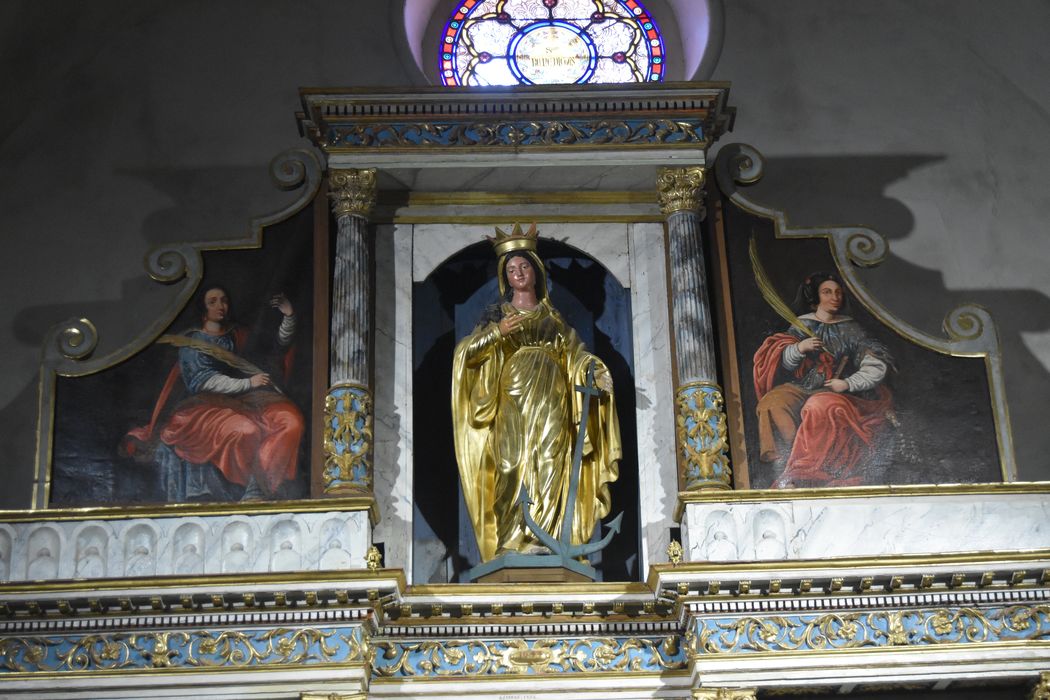 retable de saint Benoît, vue partielle