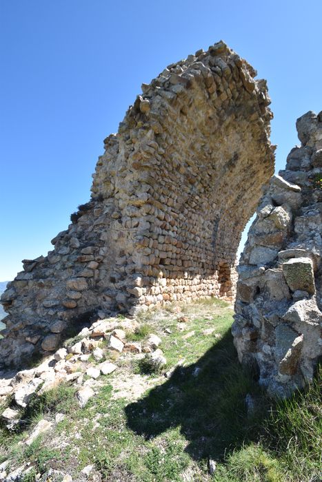 tour sud (El Castell), vue partielle des vestiges